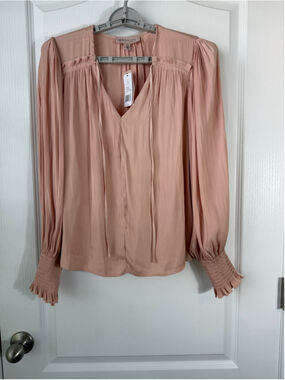 Women's Philosophy Republic Clothing Pink Blouse L